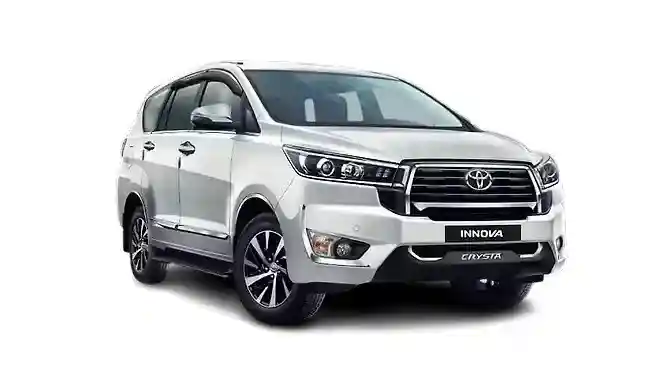 Toyota Innova Crysta taxi available for local and outstation travel in Agra